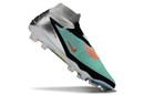 CHUTEIRA NIKE PHANTOM 6 HIGH ELITE CAMPO - VERDE E PRETA
