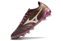 CHUTEIRA MIZUNO MORELIA NEO IV JAPAN CAMPO - MARROM E ROXO