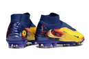 CHUTEIRA NIKE PHANTOM 6 HIGH ELITE CAMPO "HAALAND" - AMARELA E AZUL