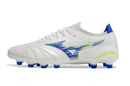 CHUTEIRA MIZUNO MORELIA NEO IV JAPAN CAMPO - BRANCA E AZUL