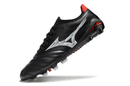 CHUTEIRA MIZUNO MORELIA NEO IV JAPAN CAMPO - PRETA E VERMELHA