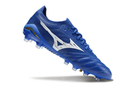 CHUTEIRA MIZUNO MORELIA NEO IV JAPAN CAMPO "MUGEN" - AZUL E BRANCA