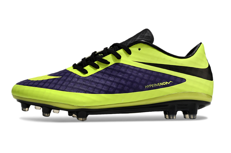 CHUTEIRA NIKE HYPERVENOM ELITE CAMPO - AZUL ESCURO E VERDE