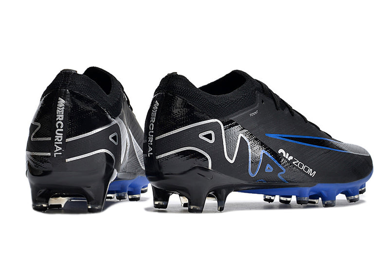 CHUTEIRA NIKE AIR ZOOM MERCURIAL VAPOR 15 ELITE CAMPO (AG) "SHADOW" - PRETA E AZUL