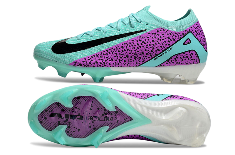 CHUTEIRA NIKE AIR ZOOM MERCURIAL VAPOR 16 ELITE CAMPO - CIANO E ROXA