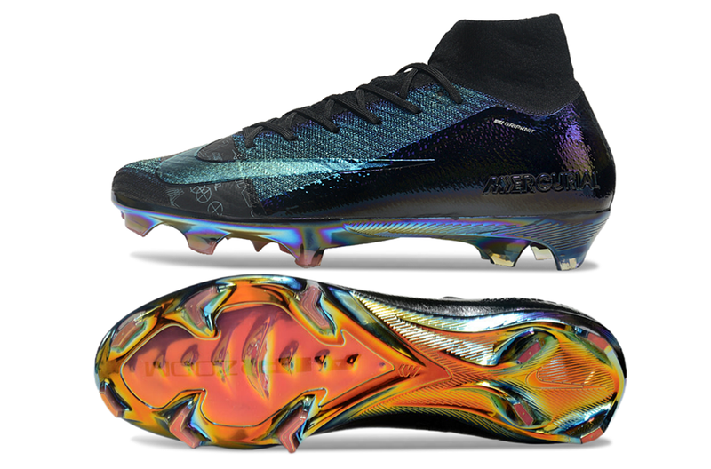 CHUTEIRA NIKE AIR ZOOM MERCURIAL SUPERFLY 10 ELITE CAMPO "COSMIC SPEED" - PRETA