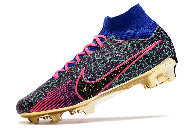CHUTEIRA NIKE AIR ZOOM MERCURIAL SUPERFLY 9 ELITE CAMPO - COLORIDA
