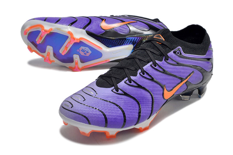 CHUTEIRA NIKE AIR ZOOM MERCURIAL VAPOR 15 ELITE CAMPO "AIR MAX TN" - ROXA E PRETA