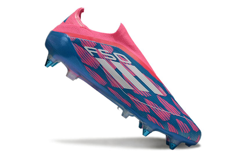 ADIDAS F50 LACELASS ELITE TRAVA MISTA  "REEMERGENCE" - ROSA E AZUL