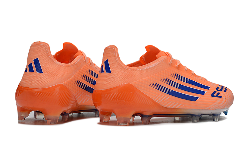 CHUTEIRA ADIDAS F50 ELITE CAMPO "CORAL BLAZE" - LARANJA E AZUL