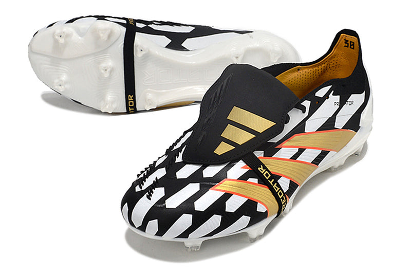 ADIDAS PREDATOR 24 FT ELITE CAMPO - BRANCA E PRETA
