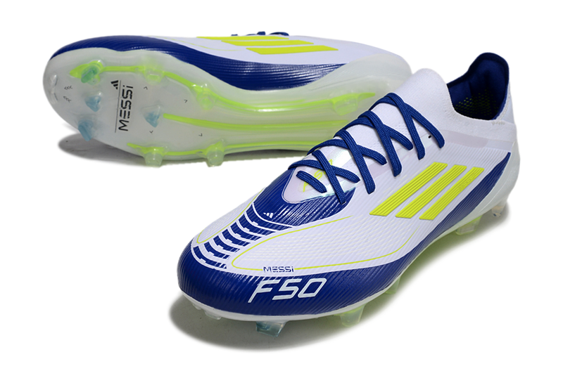 ADIDAS F50.1 ELITE CAMPO "TRIUNFO ESTELAR" - BRANCA E AZUL