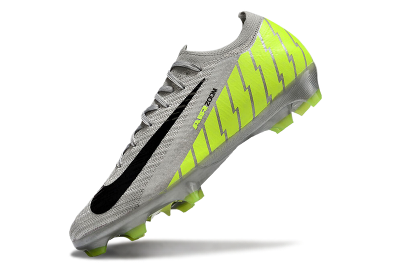 CHUTEIRA NIKE AIR ZOOM MERCURIAL VAPOR 16 ELITE CAMPO - CINZA E VERDE FLUORESCENTE