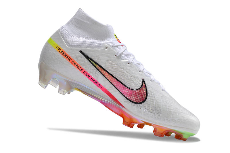 CHUTEIRA NIKE AIR ZOOM MERCURIAL SUPERFLY 9 ELITE CAMPO "RASHFORD" - BRANCA