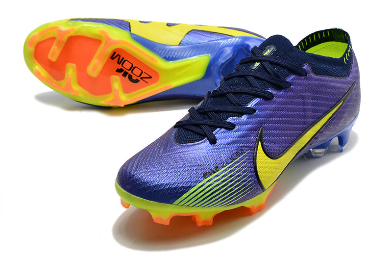CHUTEIRA NIKE AIR ZOOM MERCURIAL VAPOR 15 ELITE CAMPO - ROXA E AMARELA