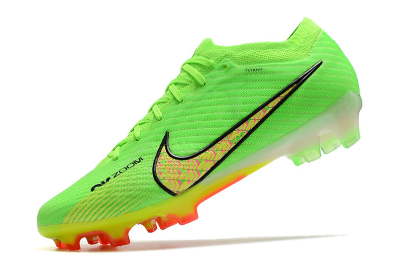 CHUTEIRA NIKE AIR ZOOM MERCURIAL VAPOR 15 ELITE CAMPO - VERDE E AMARELA