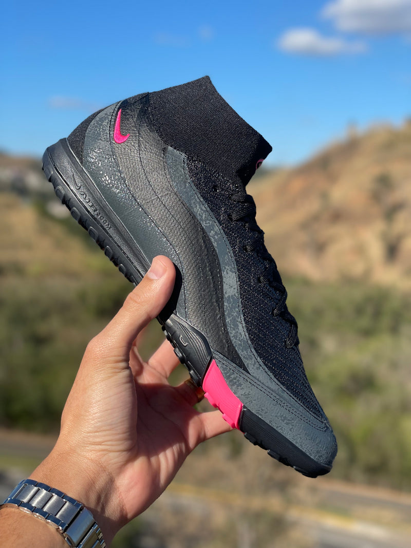 [PRONTA ENTREGA] CHUTEIRA NIKE MERCURIAL AIR ZOOM SUPERFLY 10 ELITE SOCIETY "AIR MAX 95" - PRETA E ROSA