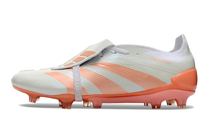 ADIDAS PREDATOR 24 FT ELITE CAMPO - BRANCA E LARANJA