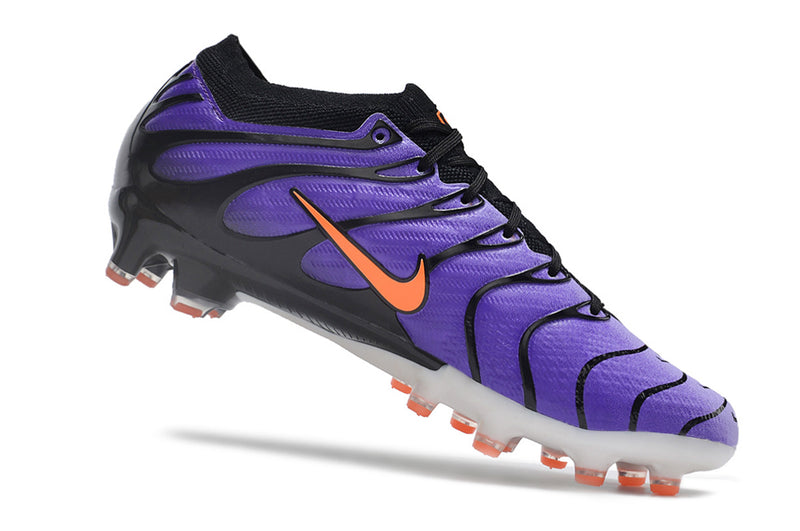 CHUTEIRA NIKE AIR ZOOM MERCURIAL VAPOR 15 ELITE CAMPO (AG) "AIR MAX TN" - ROXA E PRETA