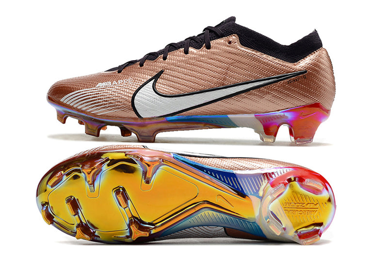 CHUTEIRA NIKE AIR ZOOM MERCURIAL VAPOR 15 ELITE CAMPO "MBAPPÉ" - COBRE