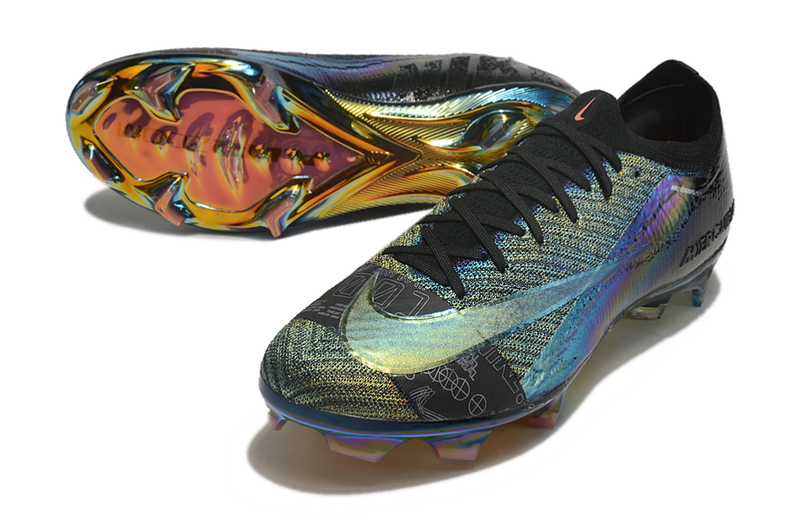CHUTEIRA NIKE AIR ZOOM MERCURIAL VAPOR 16 ELITE CAMPO "COSMIC SPEED" - PRETA