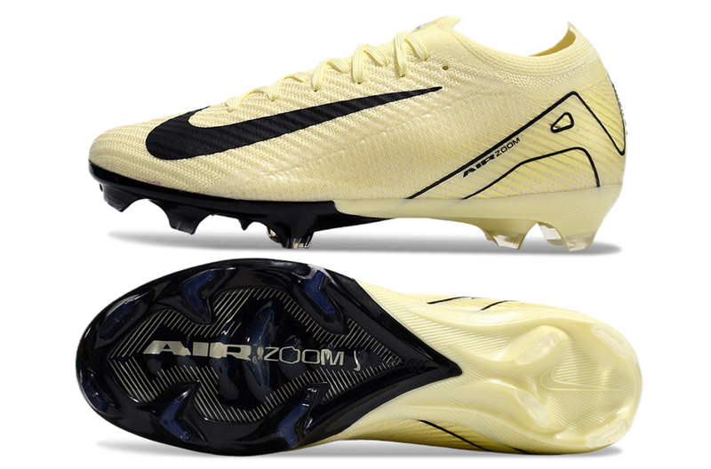 CHUTEIRA NIKE AIR ZOOM MERCURIAL VAPOR 16 ELITE CAMPO - BEGE E PRETA