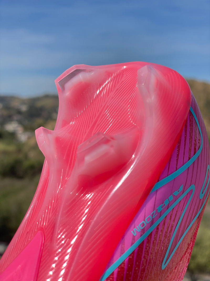 [PRONTA ENTREGA] CHUTEIRA NIKE AIR ZOOM MERCURIAL VAPOR 16 ELITE CAMPO "MAD ENERGY" - ROSA E AZUL