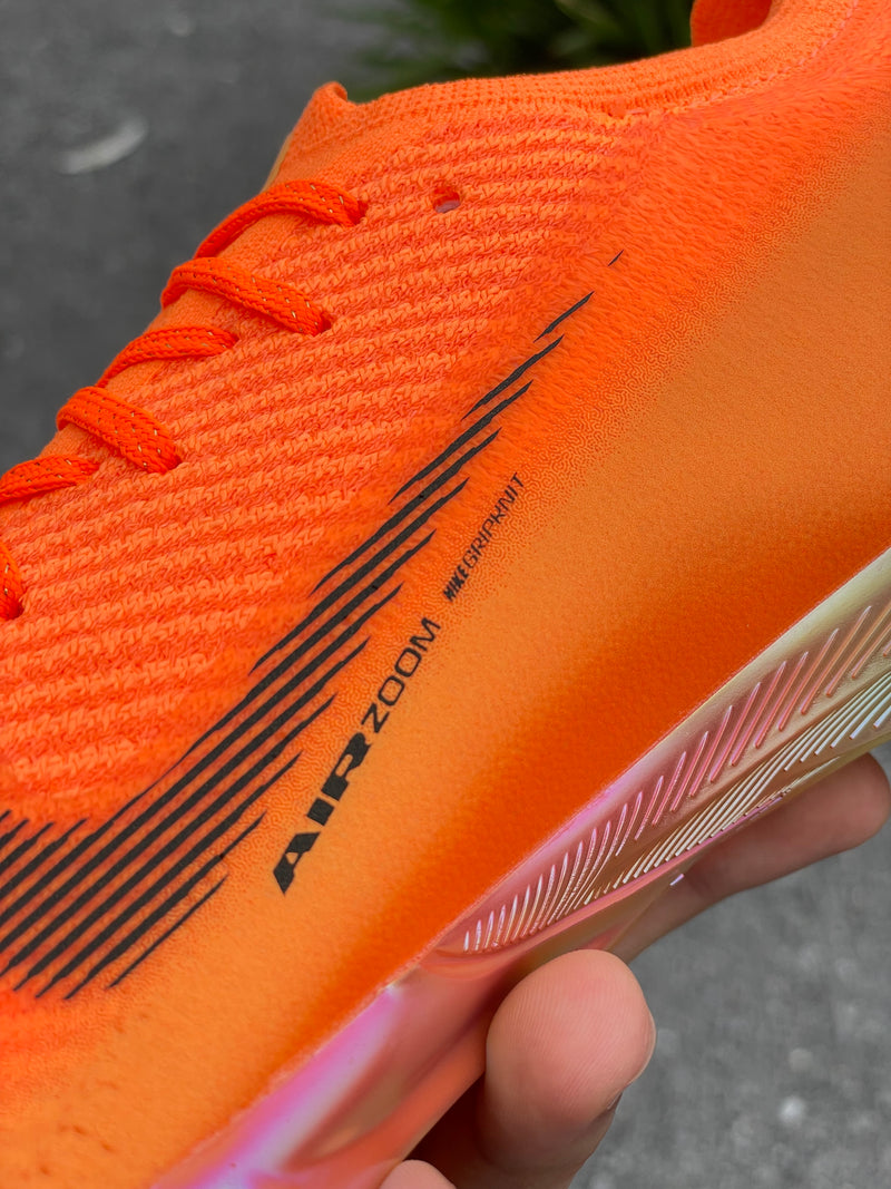 [PRONTA ENTREGA] CHUTEIRA NIKE AIR ZOOM MERCURIAL VAPOR 16 ELITE CAMPO - LARANJA E PRETA