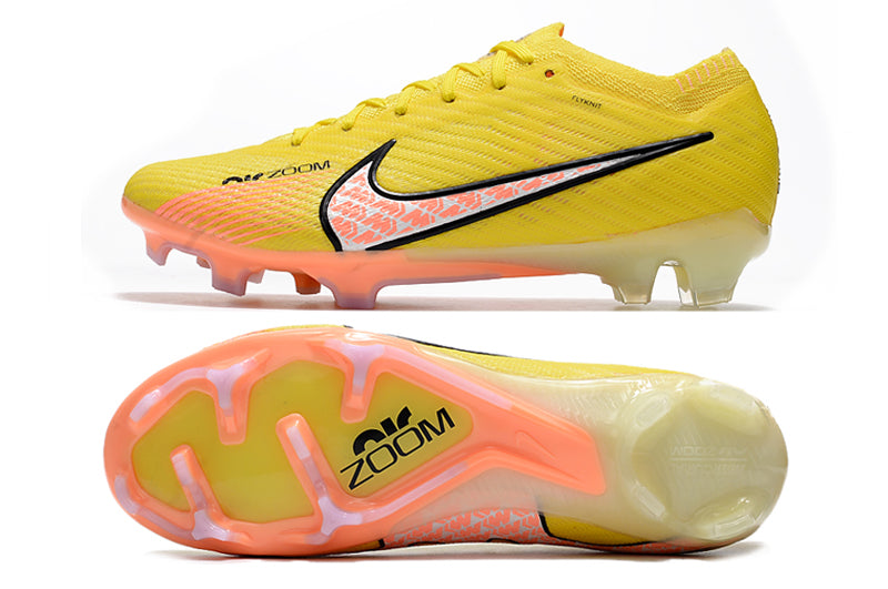 CHUTEIRA NIKE AIR ZOOM MERCURIAL VAPOR 15 ELITE CAMPO "LUCENT" - AMARELA E LARANJA