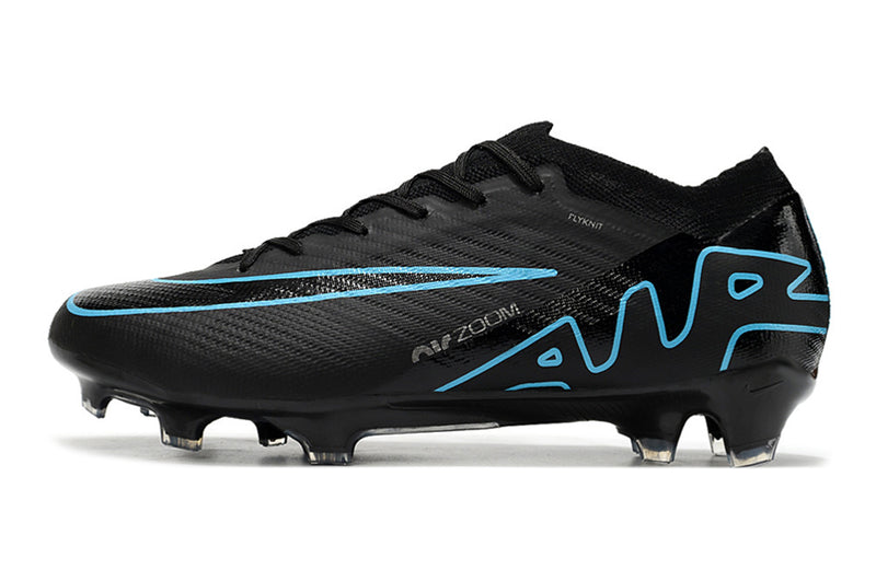 CHUTEIRA NIKE AIR ZOOM MERCURIAL VAPOR 15 ELITE CAMPO - PRETA E AZUL