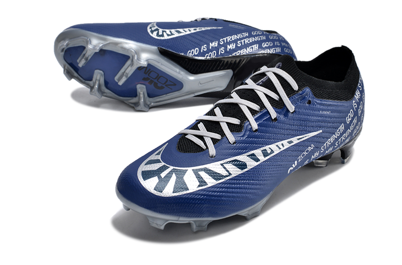 CHUTEIRA NIKE AIR ZOOM MERCURIAL VAPOR 15 ELITE CAMPO - AZUL ESCURO