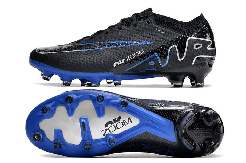 CHUTEIRA NIKE AIR ZOOM MERCURIAL VAPOR 15 ELITE CAMPO (AG) "SHADOW" - PRETA E AZUL