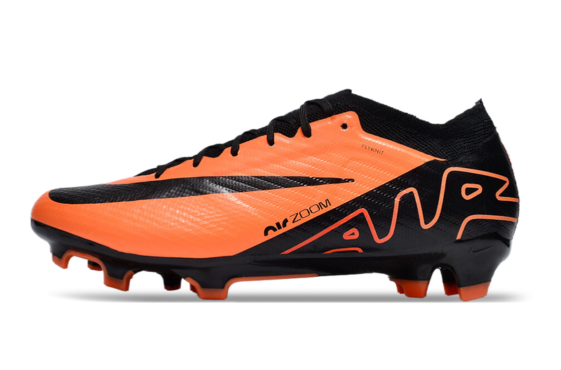 CHUTEIRA NIKE AIR ZOOM MERCURIAL VAPOR 15 ELITE CAMPO - LARANJA E PRETA