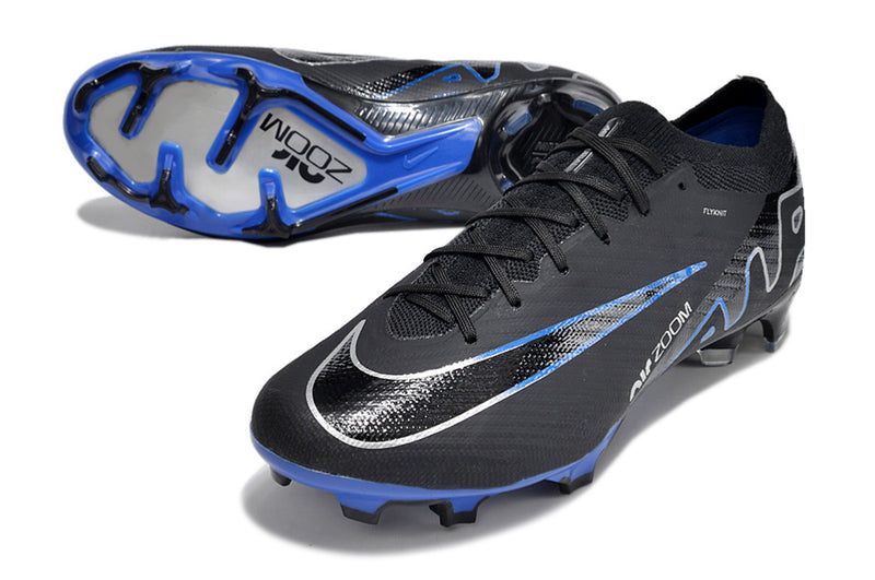 CHUTEIRA NIKE AIR ZOOM MERCURIAL VAPOR 15 ELITE CAMPO "SHADOW" - PRETA E AZUL