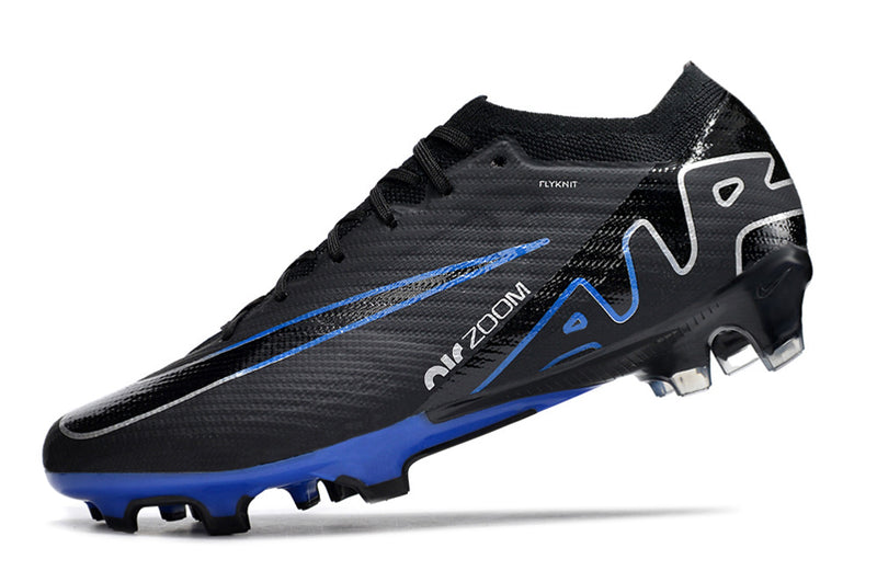 CHUTEIRA NIKE AIR ZOOM MERCURIAL VAPOR 15 ELITE CAMPO "SHADOW" - PRETA E AZUL