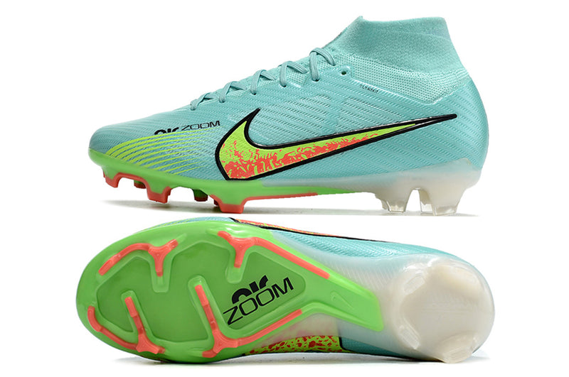 CHUTEIRA NIKE AIR ZOOM MERCURIAL SUPERFLY 9 ELITE CAMPO - VERDE