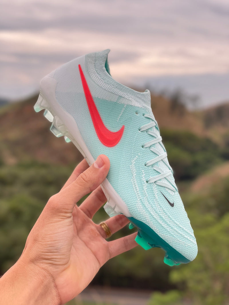 [PRONTA ENTREGA] CHUTEIRA NIKE PHANTOM GX II ELITE CAMPO "MAD ENERGY" - VERDE E VERMELHA