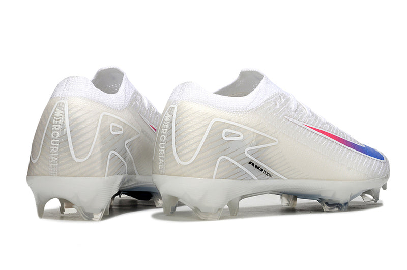 CHUTEIRA NIKE AIR ZOOM MERCURIAL VAPOR 16 ELITE CAMPO - BRANCA E AZUL