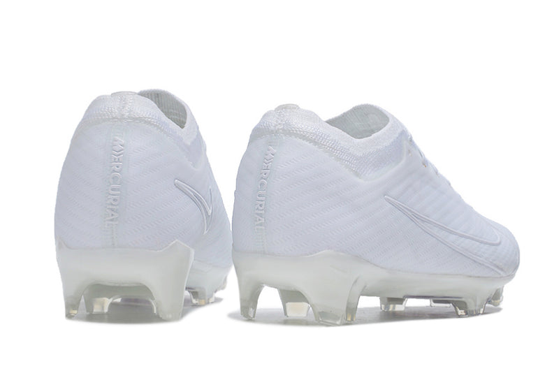 CHUTEIRA NIKE AIR ZOOM MERCURIAL VAPOR 15 ELITE CAMPO - BRANCA CAMALEÃO