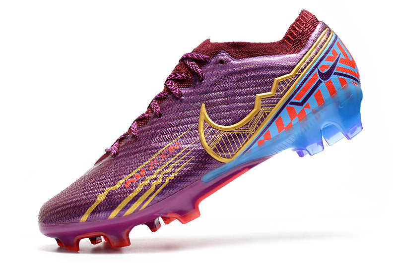 CHUTEIRA NIKE AIR ZOOM MERCURIAL VAPOR 15 ELITE CAMPO "MBAPPÉ" - VINHO