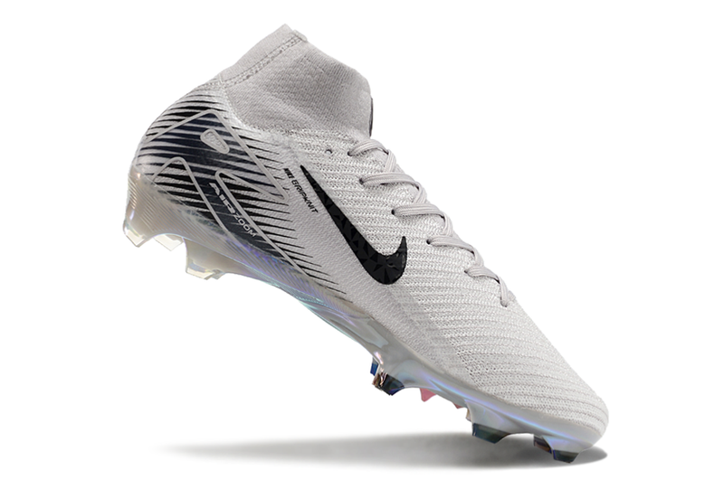 CHUTEIRA NIKE AIR ZOOM MERCURIAL SUPERFLY 10 ELITE CAMPO - CINZA E PRETA