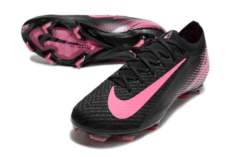 CHUTEIRA NIKE AIR ZOOM MERCURIAL VAPOR 16 ELITE CAMPO - PRETA E ROSA
