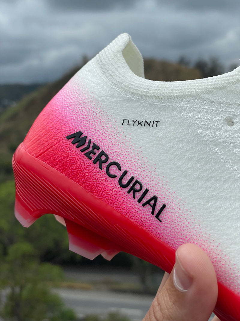 [PRONTA ENTREGA] CHUTEIRA NIKE AIR ZOOM MERCURIAL VAPOR 16 ELITE CAMPO "FEAR NOTHING" - BRANCA E VERMELHA