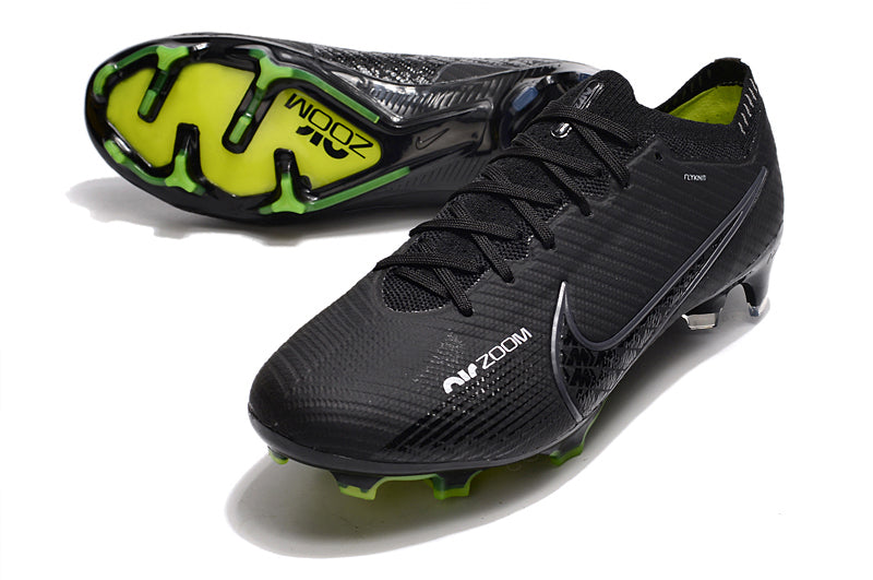 CHUTEIRA NIKE AIR ZOOM MERCURIAL VAPOR 15 ELITE CAMPO "SHADOW" - PRETA E VERDE
