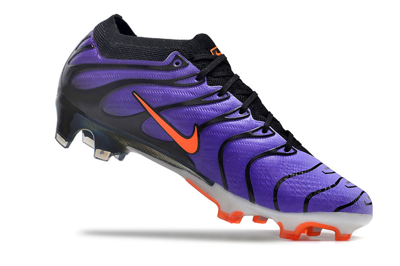 CHUTEIRA NIKE AIR ZOOM MERCURIAL VAPOR 15 ELITE CAMPO "AIR MAX TN" - ROXA E PRETA