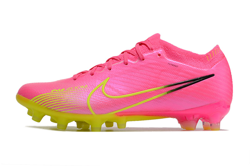 CHUTEIRA NIKE AIR ZOOM MERCURIAL VAPOR 15 ELITE CAMPO (AG) "LUMINOUS" -ROSA E AMARELA