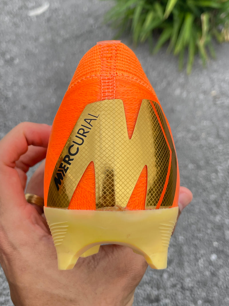 [PRONTA ENTREGA] CHUTEIRA NIKE AIR ZOOM MERCURIAL VAPOR 16 ELITE CAMPO - LARANJA E PRETA