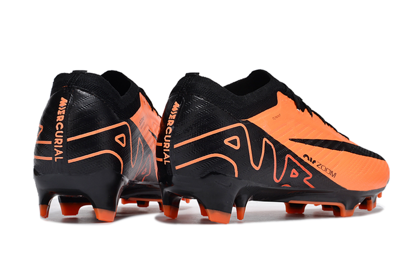 CHUTEIRA NIKE AIR ZOOM MERCURIAL VAPOR 15 ELITE CAMPO - LARANJA E PRETA