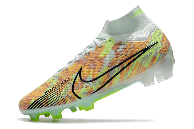 CHUTEIRA NIKE AIR ZOOM MERCURIAL SUPERFLY 9 ELITE CAMPO "BONDED" - VERDE