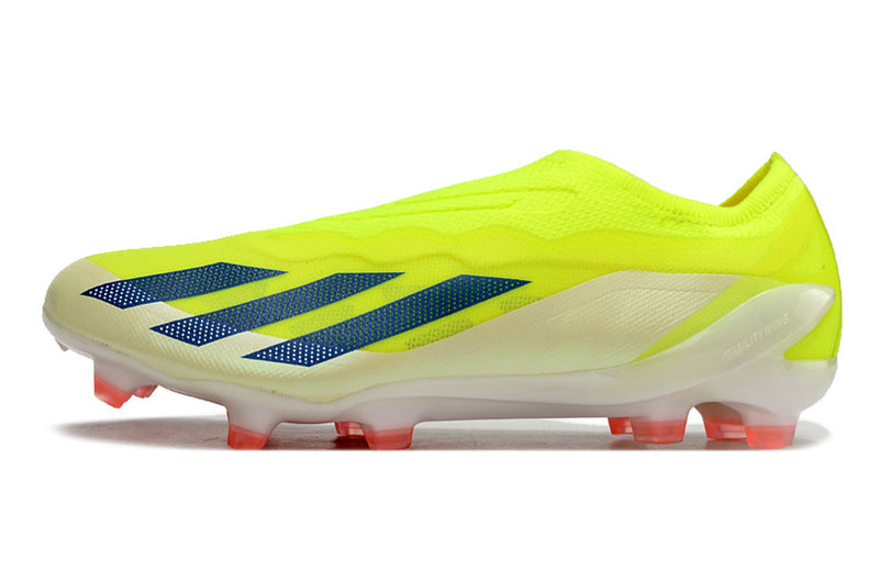 CHUTEIRA ADIDAS X CRAZYFAST+ CAMPO "SOLAR ENERGY" - VERDE E BRANCA
